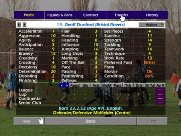 Championship Manager Season 02-03 screen shot game playing